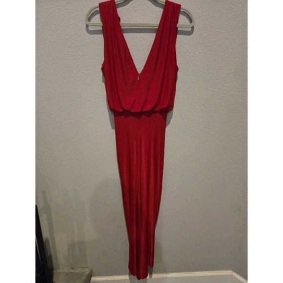Misa Los Angeles Women's Knotted Maxi Dress Red Size S Party Cocktail - Picture 5 of 7